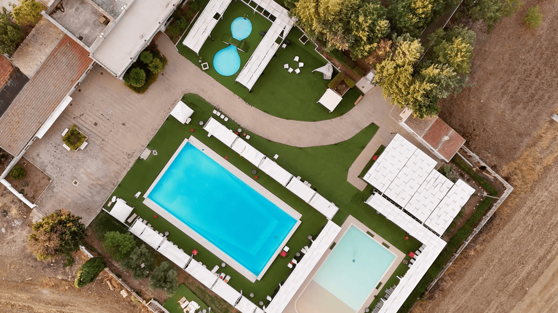 Area piscine per eventi estivi